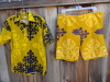 Vintage 60s JAMS Surfline Hawaii Cabana Set Shirt and Board Shorts M/L